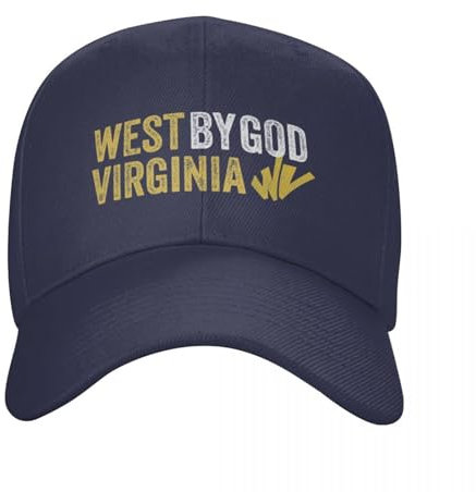 ENWIND Baseballmütze West by God Virginia Cap Baseball Cap Strandhut Herrenhut Damen Bedruckte Mode verstellbar Outdoor Freizeithut
