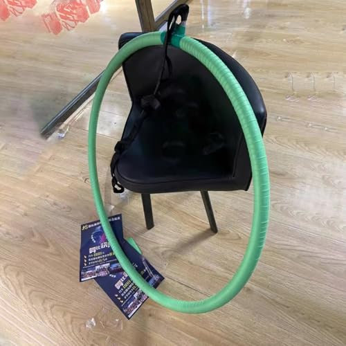 Zirkus-Antennenausrüstung für drinnen und draußen, hängende akrobatische Ringe für Damen und Herren, vollständig auf Stärke getesteter Antennenreifen mit Zubehör (Durchmesser 80 cm)