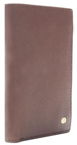 Esquire Geldbörse Chicago Wallet Compact Brown Dunkelbraun