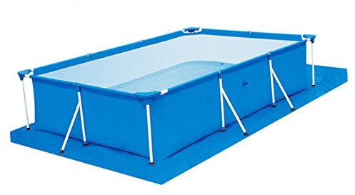 TINEASUR Poolabdeckung Pe-gewebe rutschfeste wasserdichte Poolunterlage Bodenpolster Für Aufblasbare Schwimmbecken Blau Poolzubehör Abdeckung Für Pool