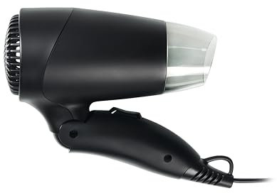 Tristar Reisefön – Klapphandgriff – Kompakte Größe - Starke Leistung von 1200 Watt – Schwarz – HD-2460