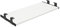FIX&EASY Support coulissant Up&Down pour clavier ordinateur et souris avec tablette tiroir 800X300mm blanc décor, rails réglable en hauteur noir glissières 300mm avec verrouillage pour pc table