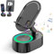Induction Bracket Speaker, Wireless Induction Audio Bluetooth Speaker 5-in-1 Phone Holder Emergency Rechargeable (3000mAh) with Colorful Ambient Light 300° Foldable for iOS Android Tablet, Gift for Me