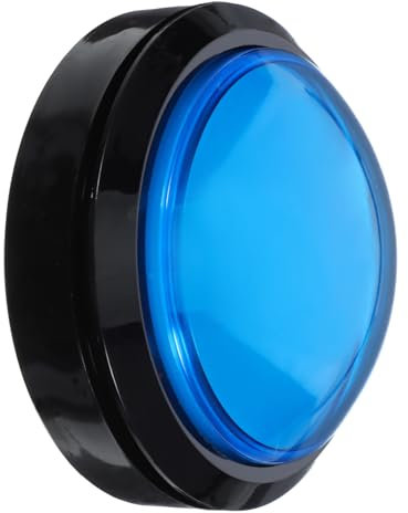 TOYANDONA Game Answer Buzzer Mit Großen Tasten Und -licht Elektronisches Spielzeug Für Quiz Und Spieleabende Resettable Ohne Batterie Zufällige Lichtfarbe Blau