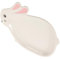 Warmhm piatto in ceramica per Coniglio vassoi servire Bianco annata tortiera cannellone piatto coniglietto in ceramica piatto da tè pomeridiano piatti snack bianca
