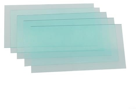 Schutzfolien für Argon Schweißhelm, 97 x 50 mm, 5 Stück, hochtransparent