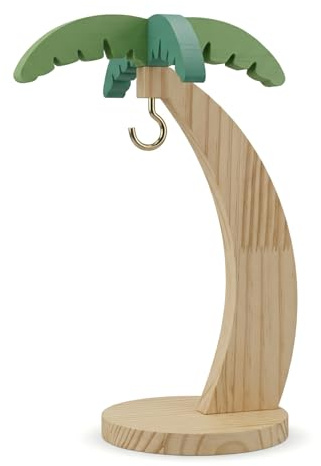 ULMDUEAEE Bananenhalter Bananenständer Holz mit Standfuß - Lustiger Obstständer Haushalt Gadget zum Aufbewahren von Bananen