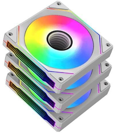 Ventilateur PC Xigmatek Infinity G20A Arctic (Blanc) (Pack de 3)