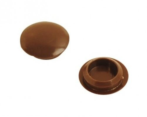 Fort Fasteners Screw Cover Cap 10mm Brown Pack Of 100
