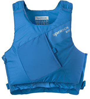Spinlock Wing Side Zip 50N Kajak Beiboot Segeln PFD Auftriebshilfe für Wassersport - Kobaltblau - Easy Stretch