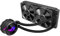 ASUS ROG Strix LC 240 All-in-One Liquid CPU Cooler with Aura Sync RGB and Dual ROG 120 mm Radiator Fan
