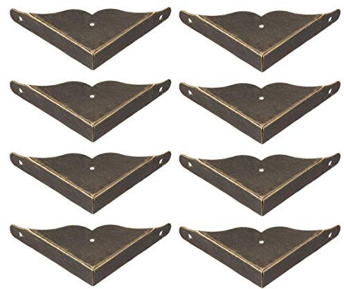 sourcing map Schreibtisch Eckenschutz Tischkantenschutz Abdeckung Metall 39 x 39 x 8mm-8St