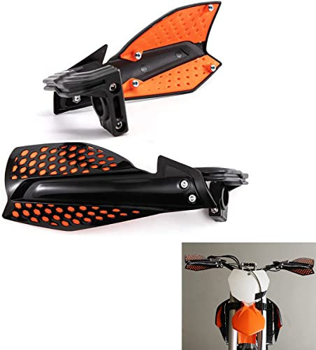 Motorrad Handschutz 22mm Lenker Griffschutz Schild Motorrad Motocross Roller Winddichte Handschutz Schutzausrüstung (schwarz 2)