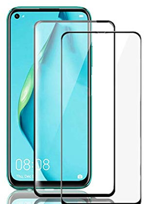 TingYR para Realme C21 Cristal Templado, [Sin Burbujas] [Dureza 9H], Vidrio Templado HD Protector Pantalla para Realme C21.(2 Piezas Negro)