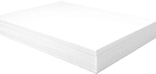 Zewoi Hoja de PVC expandido de 10 Piezas 5 mm de Espesor Utilizado para Modelado y Modelos de Tipo Bricolaje, etc,10 pcs,400mm × 600mm × 5mm