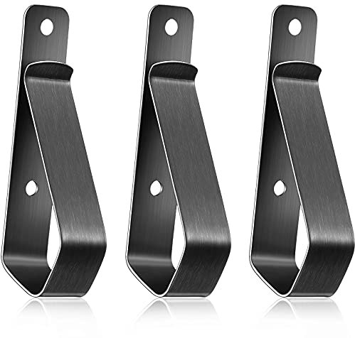 Remote Visor Clips Replacement Garage Door Opener Clip Compatible with Liftmaster Sears Chamberlain Remote Door Openers (,Black) (3, Black)