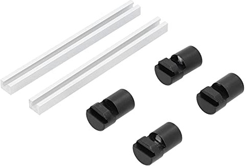 4pcs Bench Dogs 20mm Aluminiumlegierung Bench Dogs für die Holzbearbeitung Diy Humanisiertes Design Lochhobeln Stop Bench Dogs Workbench Positioning Fixing Tool