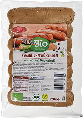 dmBio Vegane Bratwürstchen (Salchicha vegana) 250g
