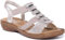 Rieker Trim Womens Sling Back Sandals 6.5 UK Rose Metallic