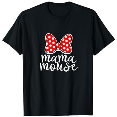 Damen Mama Maus Familie Urlaub Mama Lustige Mama Maus T-Shirt
