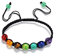 7 Chakra Armband Edelstein Armbänder Natürliche Chakra Steine Yoga Armband Healing Reiki Energietherapie Glückbringen Edelstein für Damen Herren