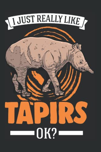 Tapir Tagesplaner: I just really like Tapirs / Kalender 2023 & 2024 / Wochenplaner Tagesplaner Planer / Planungsbuch To-Do-Liste / 6x9 Zoll / 100 ausfüllbare Seiten