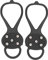 Steigeisen Spikes Universelle Rutschfester Greifdorn, Anti Rutsch Greifer Spikes rutschfeste Schuhabdeckung, Schnee Nagel Steigeisen Spikes Abdeckung 5 Zähne Steigeisen Schuhspikes Abdeckung