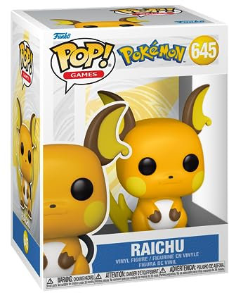 Funko POP! Games: Pokemon - Raichu - Vinyl-Sammelfigur - Geschenkidee - Offizielle Handelswaren - Spielzeug Für Kinder und Erwachsene - Video Games Fans - Modellfigur Für Sammler und Display