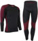 ALPIDEX Herren Funktionswäsche Thermounterwäsche Skiunterwäsche - atmungsaktiv, wärmend und schnell trocknend, Größe:2XL/3XL, Farbe:Black-Red