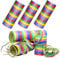 Nico Europe® - Luftschlangen aus Papier Bunt 5-farbig 10er Set à 18 Abrissen - Partydeko Partyschlangen zum Pusten für Karneval, Fasching, Geburtstagsfeiern, Jubiläen & Co. - Für drinnen & draußen