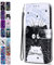 Leather Phone Case for iPhone 7 Plus 8 Plus - Flip Wallet Cover with Card Slots, Cat Marble Pattern