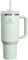 STANLEY Quencher H2.0 FlowState - Vaso aislado al vacío de acero inoxidable con tapa y popote para agua, té helado o café, batidos y más, niebla, 40 onzas
