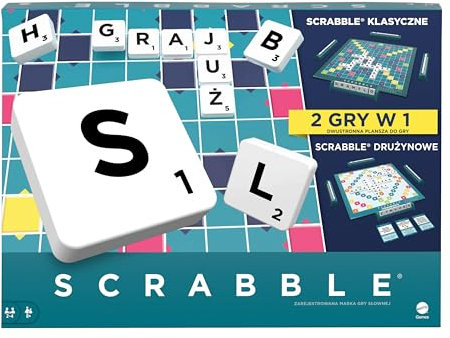 Mattel Games Scrabble Zwei in Eins, Version: Polnisch, HXM53