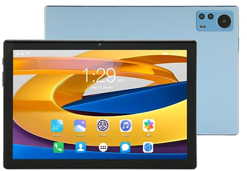Jectse Business-Tablet, 4G LTE 5G WiFi 7000 MAh Akku 10,1 Zoll LCD Tablet PC Octa Core CPU Aluminiumlegierung für Reisen (EU-Stecker)
