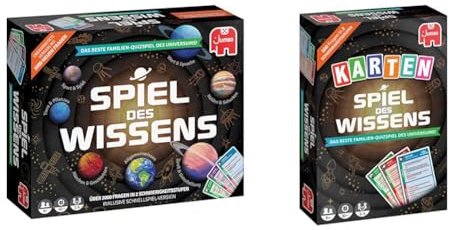Jumbo Spiele GmbH JUM19907 Spiel des Wissens *Neu* 2-6 Spieler & 19949 Spiel des Wissens Neu Kartenspiel, Multicolour