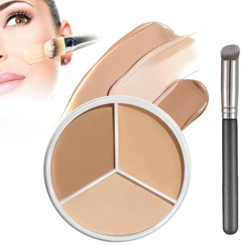 Concealer Palette,Paleta de Correctores,Paleta de Corrector Maquillaje,Crema Correctora Facial,Corrector Contouring Maquillaje,Corrector Camuflaje,Paleta de Maquillaje Cosmética Crema