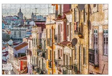 artboxONE-Puzzle M (266 Teile) Reise Lissabon Altstadt - Puzzle lissabon altstadt appartment