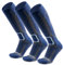 WEIERYA Skisocken,Merinowolle ski socken für Herren Damen Geeignet für Skifahren,Snowboarden,Outdoor Wintersport, Blau 3 Paar (45-48)