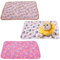 MOAZIFI Katzendecke für Katzen und Hundedecke flauschig - 3er Set, Weiche Haustierdecken mit Pfotenabdruck, 40 x 60 cm, Ideal für Kleine Katzen und Hunde, Kuscheldecke für Heimtiere