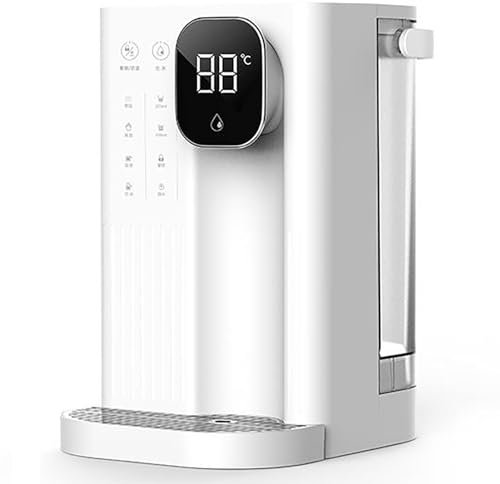 Generic Minimalist White Plastic Instant Hot & Cold Filter Water Dispenser - 3L Capacity, 5 Speed Temperature Adjustment