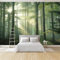 Papel Pintado Adulto Infantil Habitación Bosque Denso Con Luz Solar -Fotomurales Pared Tejido No Tejido Decorativos Murales Fotográfico Anti-UV Moderno Decoración de Paredes (400 x 280 cm)