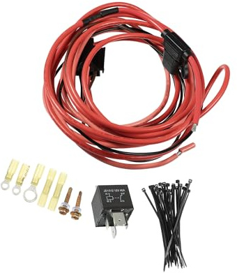 Motoforti 1 Set Universal Electric Fuel Pump Relay Kit for 12V DC | Long-lasting, for 12V DC system