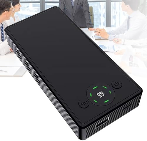 Dispositif Anti-Enregistrement, Alimentation Mobile 4000 Mah, Couverture Grand Angle 300 °, Bloqueur D'enregistrement Audio avec Télécommande, Portée de 50 M, Empêche L'intercepteur de Brouilleur