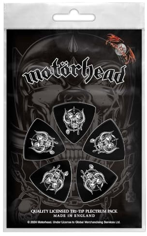 Motörhead Warpig None Plektren-Set multicolor Nylon Bands, Geschenke
