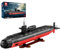 Reobrix Nukleare U-Boot Bauspielzeug für Erwachsene, 1:125 Militär Los Angeles Klasse SSN Wasserfahrzeuge Modell 33049, Anzeige Dekoration Heimdekor Spielzeug Geschenke für 14+ (2988Teile)