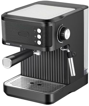 Jocca - Cafetera Espresso 850W con Bomba de 20 Bares y Vaporizador