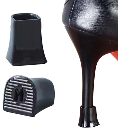 Absatzschoner für High Heels, High Heels, Reparatur des Fersenschutzes | Ersatz-Fersenkappen, Stift, geräuschreduzierende U-förmige Zehenabdeckungen für B