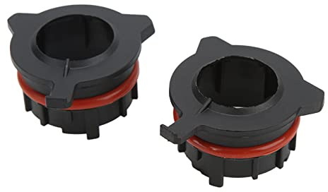 Spacnana Lampenadapter TK-124 ABS H7 LED-Sockelschnalle 100 W 9–36 V IP68 für die Umwandlung von Halogen auf LED in PKWs, LKWs, SUVs