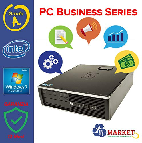 HP Pc Desktop Fisso Ricondizionato 6000 pro 250 Gb Hard Disk 4 Gb Ram W7 Pro INTEL (Ricondizionato) )
