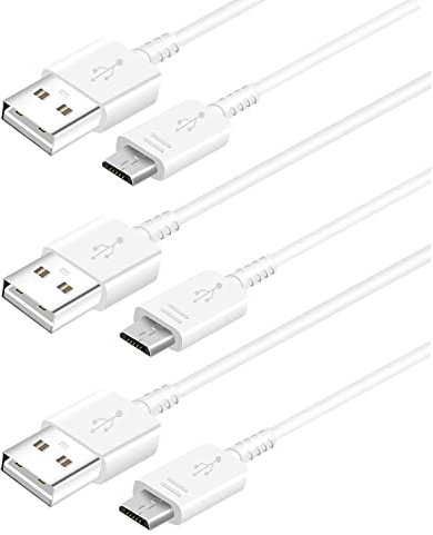 3 x Micro Usb Ladekabel für Samsung Datenkabel Schnellladung für Samsung Galaxy A6 A6+ (2018) A10 J4+/J6+/J8/J6/J4/ A3 A5 A Xcover4/3/ S7 S7 Edge S6 S4 Galaxy Tab A 10.1 (2016) Tab A 7.0 (2016)